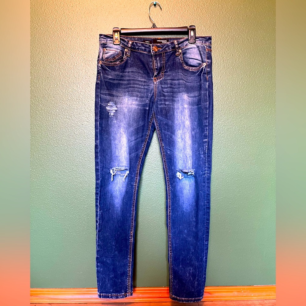 Underground Soul distressed straight leg jeans